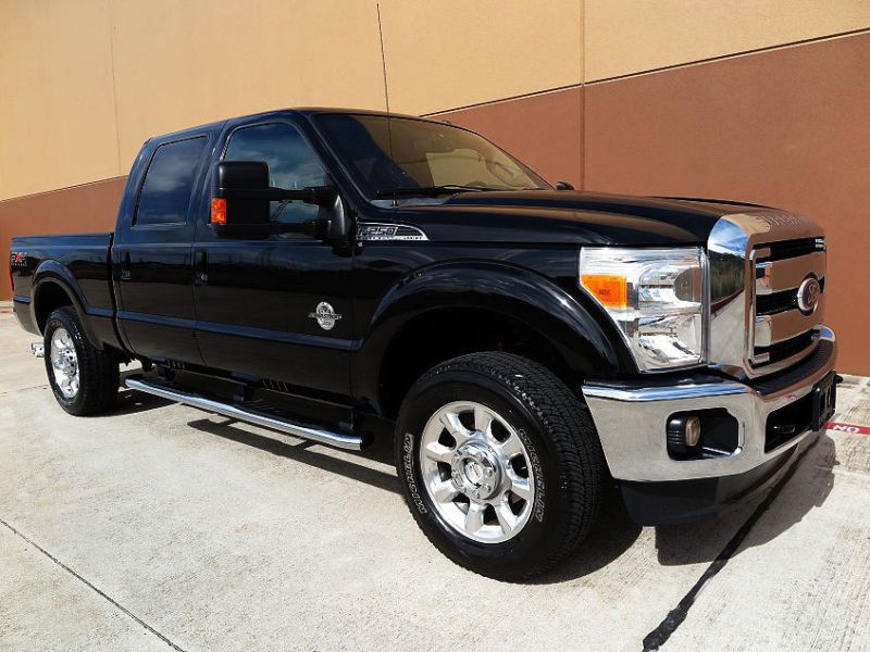 2012 ford f-250 lariat crewcab short bed 4x4 6.7l diesel one owner