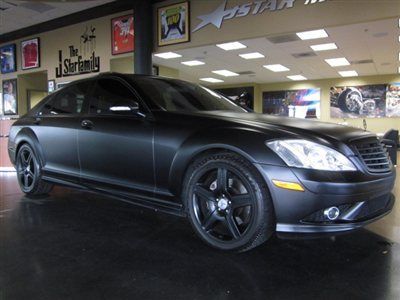 2007 mercedes benz s550 painted flat black