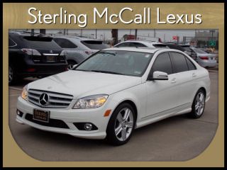 2010 mercedes-benz c-class one owner leather sunroof