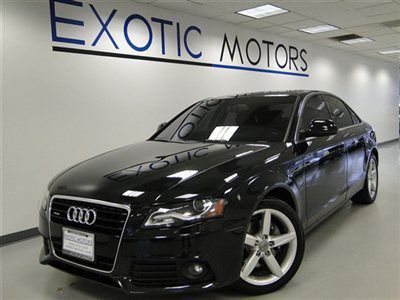 2009 audi a4 3.2 quattro prestige blk/blk xenons bang&amp;olufsen htd-sts push start