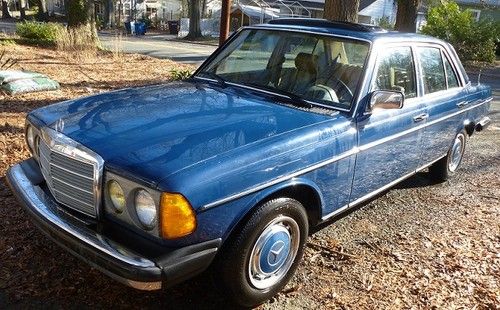 1983 mercedes 240d, manual 4 speed