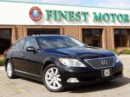 2009(09) lexus ls460 awd warranty navigation mark levinson comfort pckg black