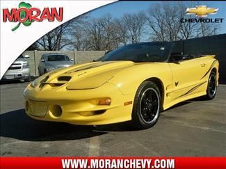 2002 pontiac trans am convertible collectors edition ws-6 ram air 7200 miles