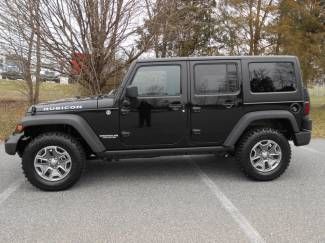 2013 jeep wrangler rubicon leather 4wd 4x4 4dr unlimited new convertible