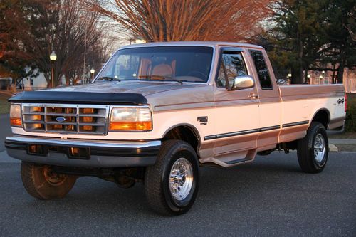 1997 ford f250 x-cab xlt 7.3l diesel 5-spd manual 77k miles 4x4 mint no reserve