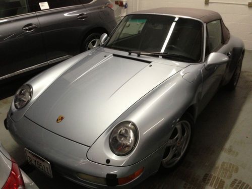 1995 porsche 911 carrera convertible 2-door 3.6l low miles immaculate! look