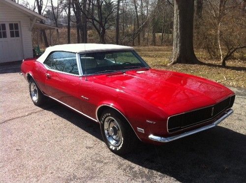 1968 chevrolet camaro rs convertible gorgeous-no reserve!