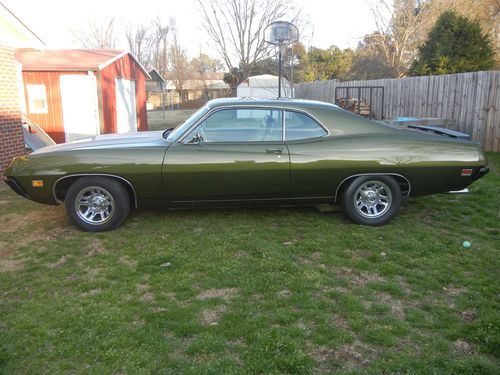 1970 ford torino 5.8l metallic green straight body no rust
