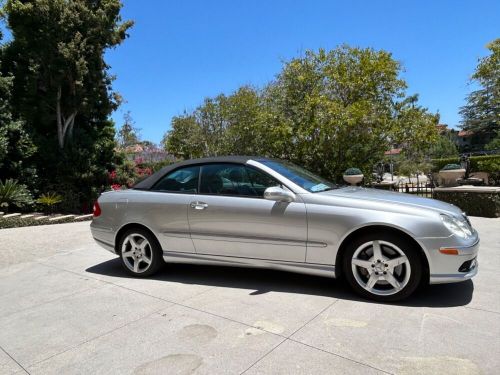 2005 mercedes-benz clk-class xclnt clk500 convertible v8 amg sport pkg 34k miles