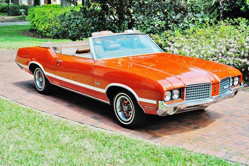 Simply the best 1972 oldsmobile cutlass convertible you will ever find with a/c
