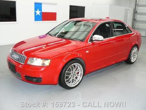 2004 audi s4 quattro awd auto sunroof paddle shift 71k texas direct auto