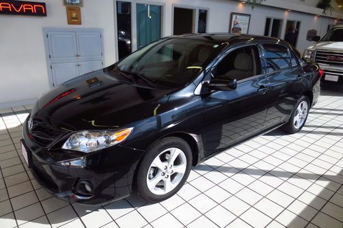 Corolla le, black, automatic, low miles