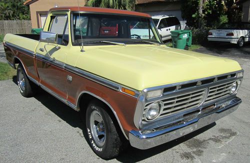 1973 ford f-100 pickup base 6.4l no reserve!!!!!