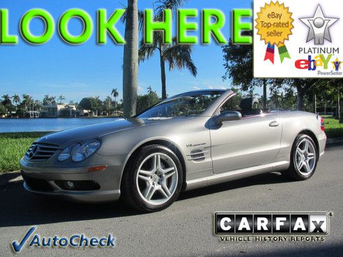 2005 05 mercedes sl55 amg * no reserve * keyless go * hot &amp; cold sts * sat *