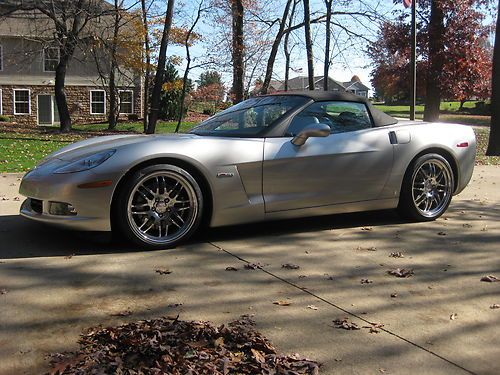 2007 chevrolet corvette convertible, 6300 miles z51 package