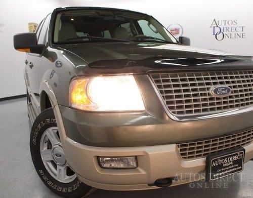 We finance 2005 ford expedition eddie bauer 4wd 8pass 1 owner clean carfax mroof