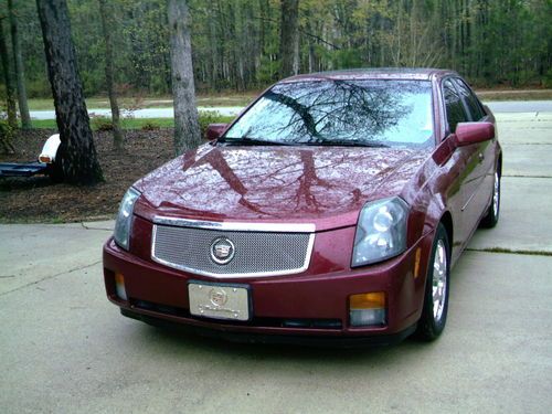 2003 cadillac cts    mint cond.!!    sharp garnet  burgundy color !