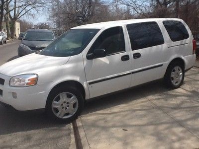 1owner 2007 chevrolet uplander cargo work van with shelving fleet -astro express