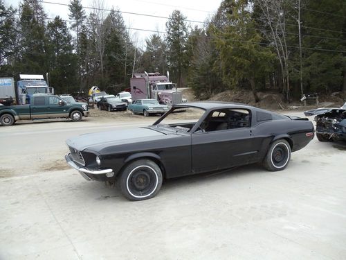 68 mustang fastback with 1967 and 1968 mustang fastback parts cars 3 cars 1price