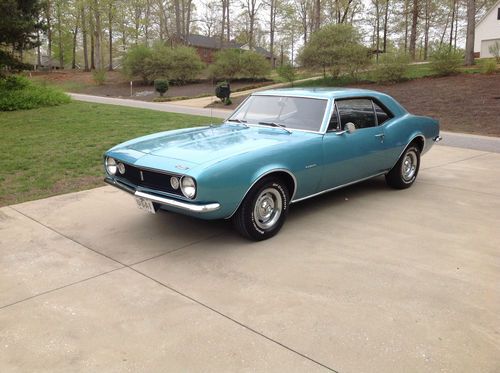 1967  chevrolet camaro  6 cylinder 3 speed on column early build car # 175