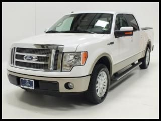 10 super crew lariat 5.4l v8 leather sync climate seats bluetooth tow pickup