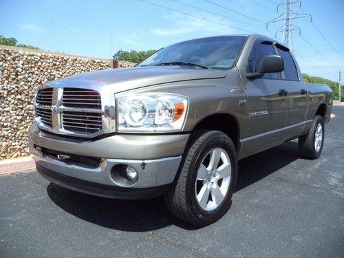 07 ram 1500 slt hemi 4wd quadcab xnice 1txowner!