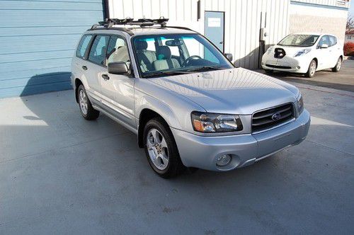 1owner 2003 subaru forester 2.5l xs premium package leather awd suv 03 4x4 4wd