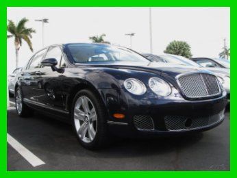 09 dark sapphire 6l w12 twin turbo awd sedan *rear entertainment *picnic tables