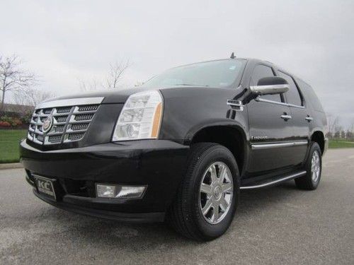 Escalade awd leather heated sunroof nav dvd boards tow alloys all power