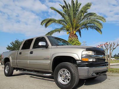 2001 chevrolet silverado 2500hd crew cab lt 4x4 lb7 duramax diesel low reserve