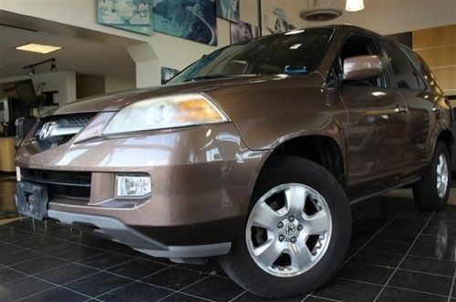 2004 acura mdx all wheel drive one owner leather sunroof heated seats