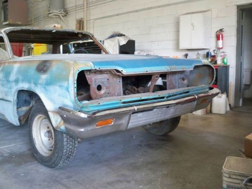 1964 chevrolet 2dr biscayne solid project