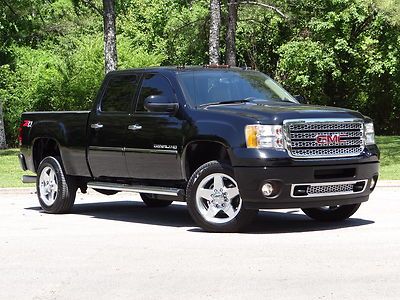 Used black denali turbo diesel 6.6l beige duramax leather chrome z71 4x4 nav