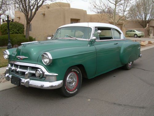 1953 chevy bel air two door hard top**12v**6 cyl**mild custom**runs/drives**