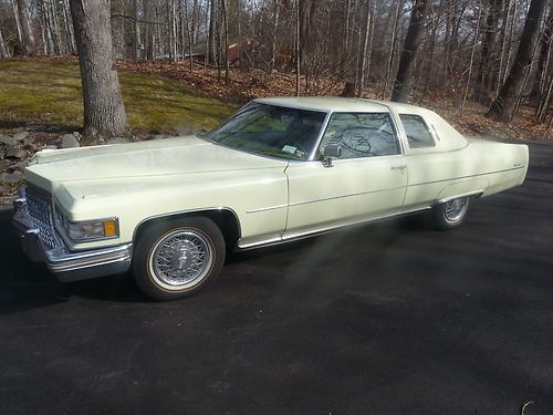 1976 cadillac deville base coupe 2-door 8.2l