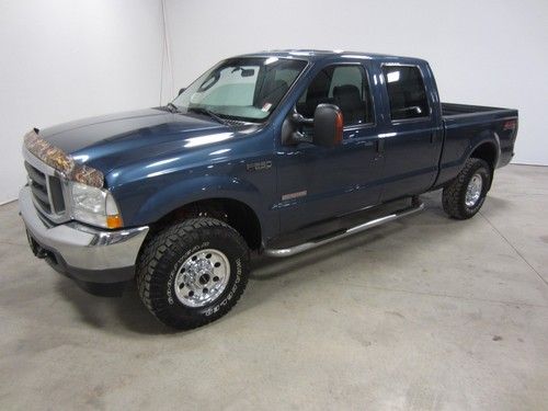 04 ford f250 6.0l turbo diesel auto 4x4 crew cab short bed xlt 80 pics