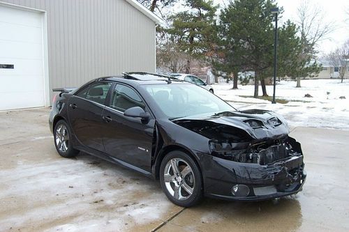 2008 pontiac g6 gxp sedan 4-door 3.6l repairable salvage 35,739 mi clean loaded