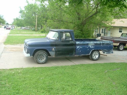 1963  chevy c-10  inline 6cyl 230 cu in 4 speed  fleetside lwb