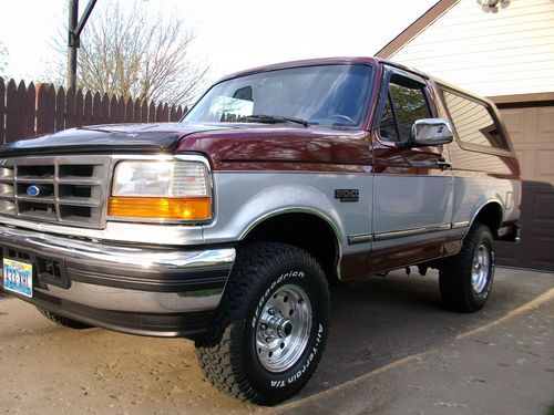 1996 ford bronco xlt sport sport utility 2-door 5.8l