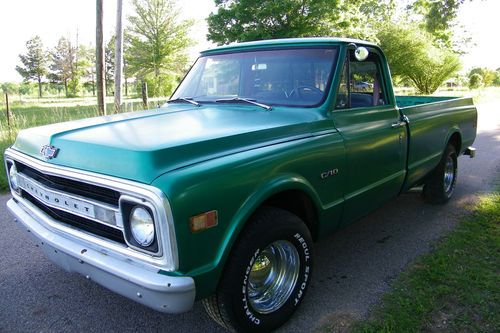 1970 chevrolet truck c-10 long bed  350/auto/ps  3 inch borla dual exhaust