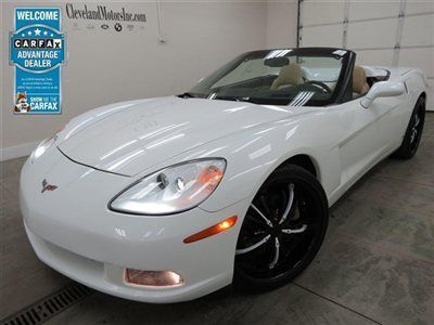 2008 corvette convertible power top heads up display bose carfax finance 33495