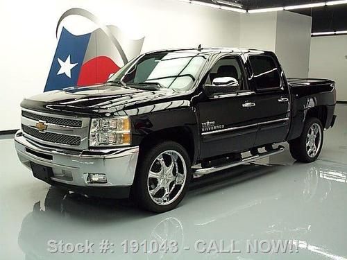 2012 chevy silverado texas ed lt crew rear cam 22's 16k texas direct auto