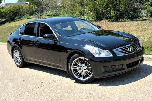 2008 infiniti g35 4dr. black / black navigation low miles ! financing available