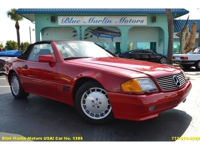 Convertible 1990 mercedes benz 300sl automatic 10 cd changer 72k miles 6 cyl