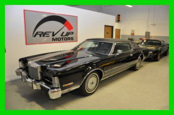 1973 lincoln mark iv cartier edition triple black very original ship world wide