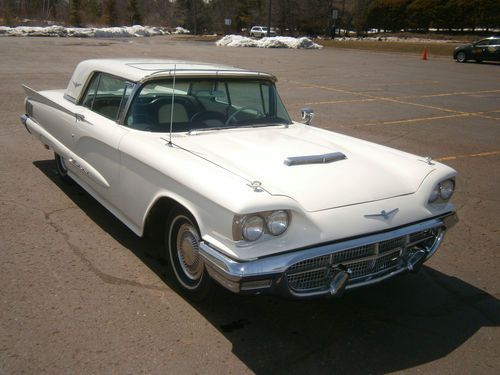 1960 ford thunderbird factory sunroof, 430, a/c rare, rare, rare!!