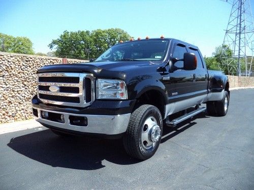 05 f350 lariat 4wd fx4 diesel crewcab dually loaded xnice tx!