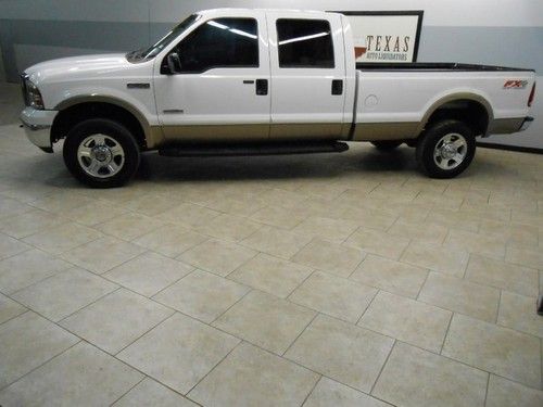 06 f350 lariat 4wd srw diesel leather goose neck we finance!!!!