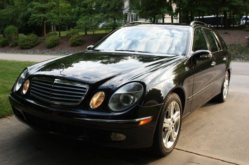 2004 mercedes benz e500 wagon 4matic black