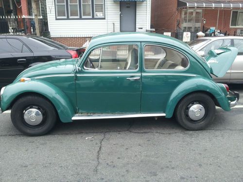 Classic 1969 volkswagen beetle semi-automatic leather two tone interior